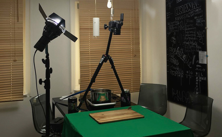 Filming process